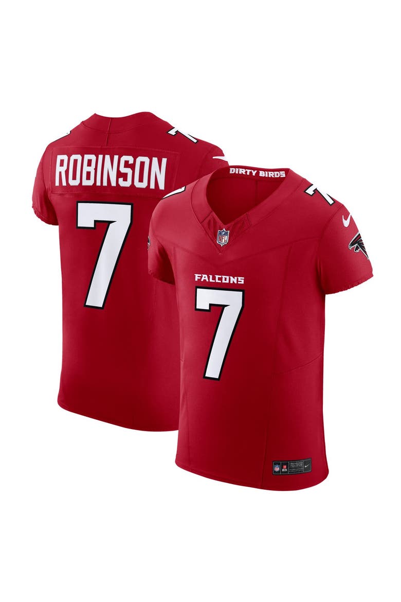 Men's Nike Bijan Robinson Red Atlanta Falcons Team Vapor F.U.S.E. Elite Jersey, Main, color, Red