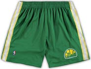 Mitchell & Ness Men's Mitchell & Ness Kelly Green Seattle SuperSonics Big & Tall Hardwood Classics Team Swingman Shorts