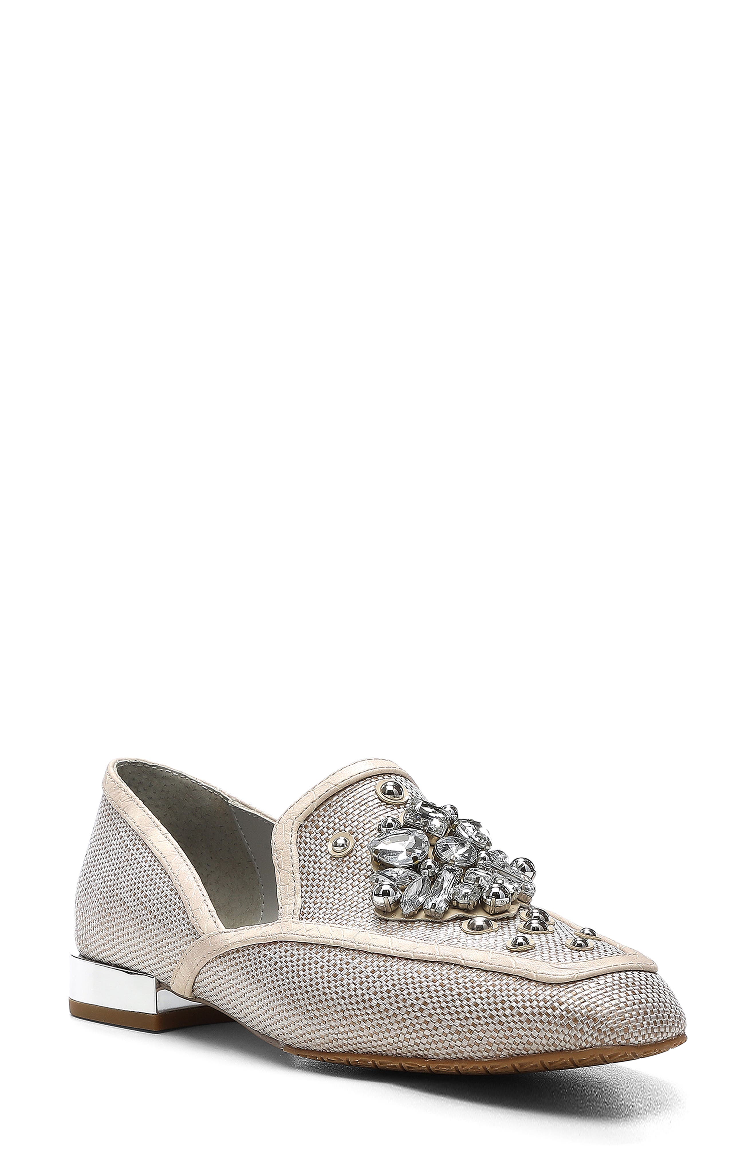 Donald Pliner Rezza Rhinestone Loafer, Main, color, 