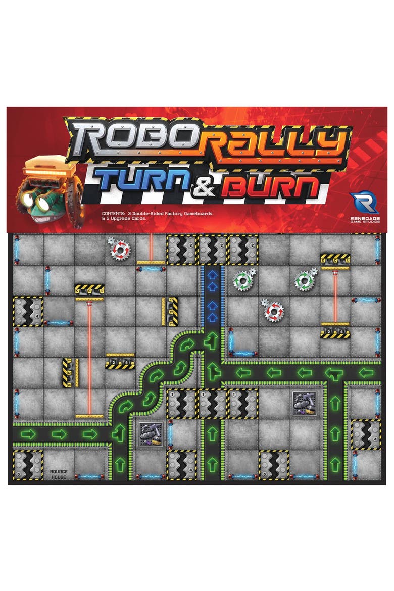 Robo Rally Turn & Burn Expansion 12+, Alternate, color, Multicolored