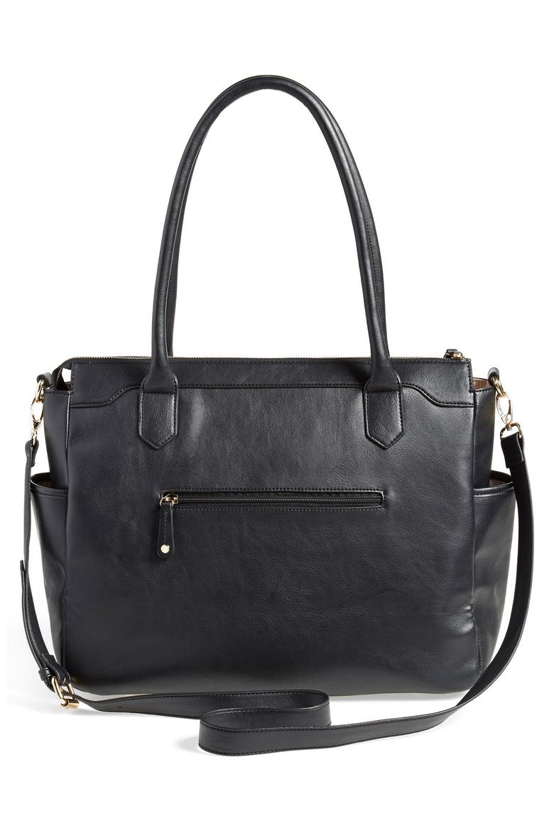 'Tesla' Baby Bag, Alternate, color, BLACK