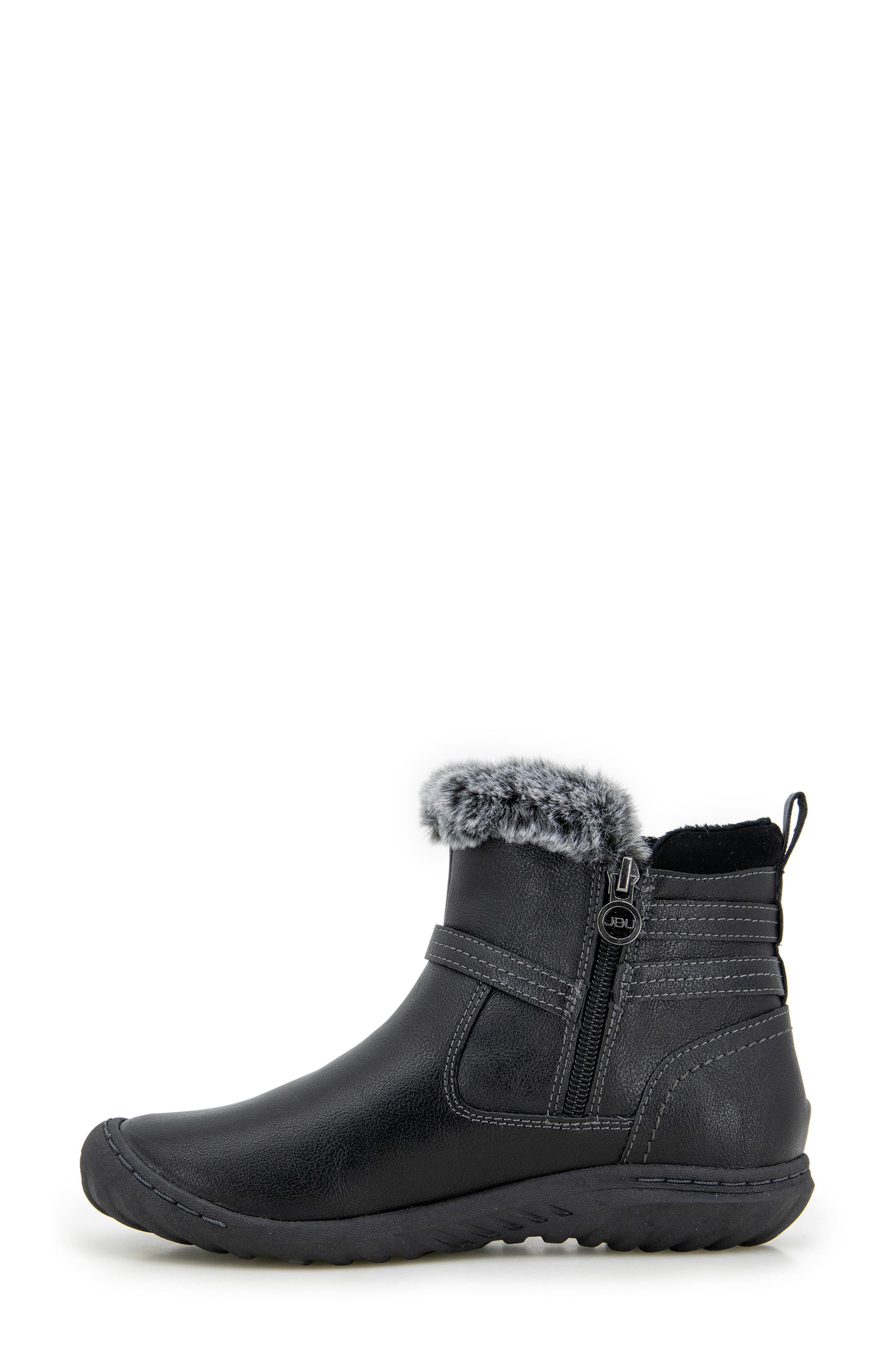 JBU Dolce Water Resistant Faux Fur Lined Bootie, Alternate, color, 