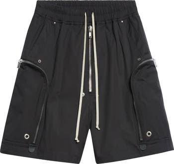 Rick Owens Bauhaus Bela Drawstring Cargo Shorts | Nordstrom