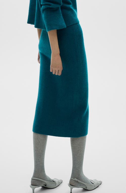 Mango Women's Wrap Shirt Dress In Green