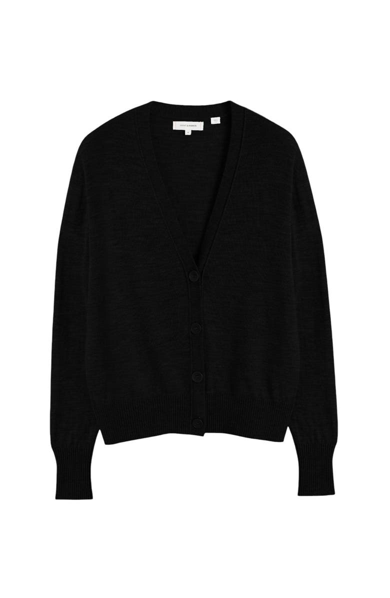 Chinti & Parker Pure Merino Cardigan, Alternate, color, Black