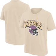 Nike Youth Nike Natural Minnesota Vikings Vintage Mod Easy Lane T-Shirt