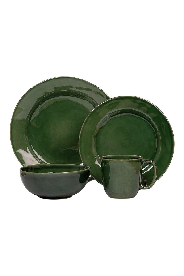 Puro 4-Piece Dinnerware Place Setting, Main, color, BASIL