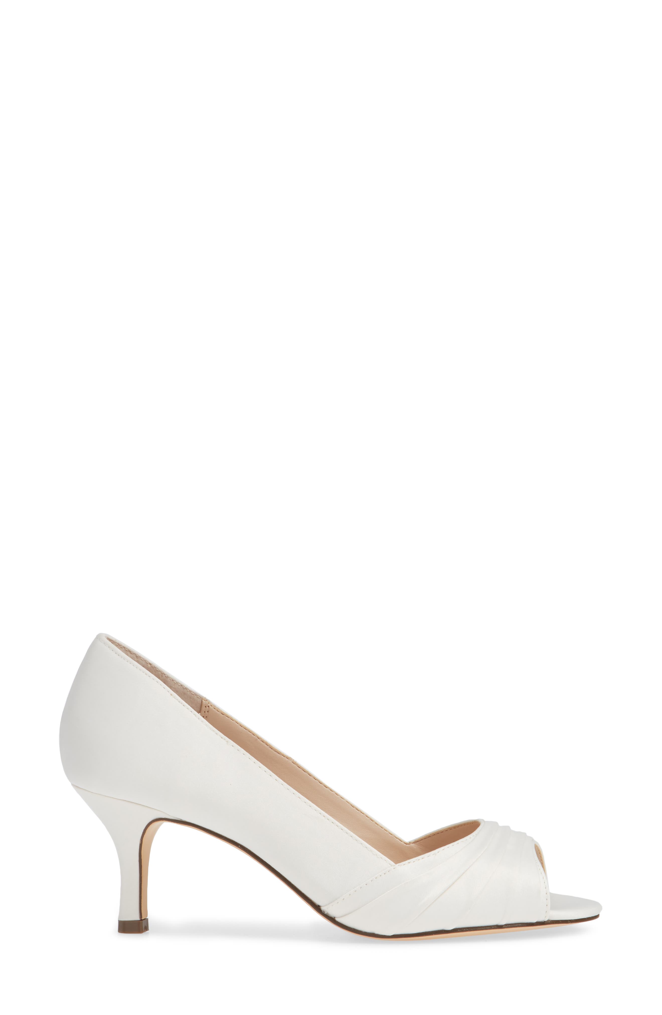 Nina Chezare Peep Toe Pump, Alternate, color, 