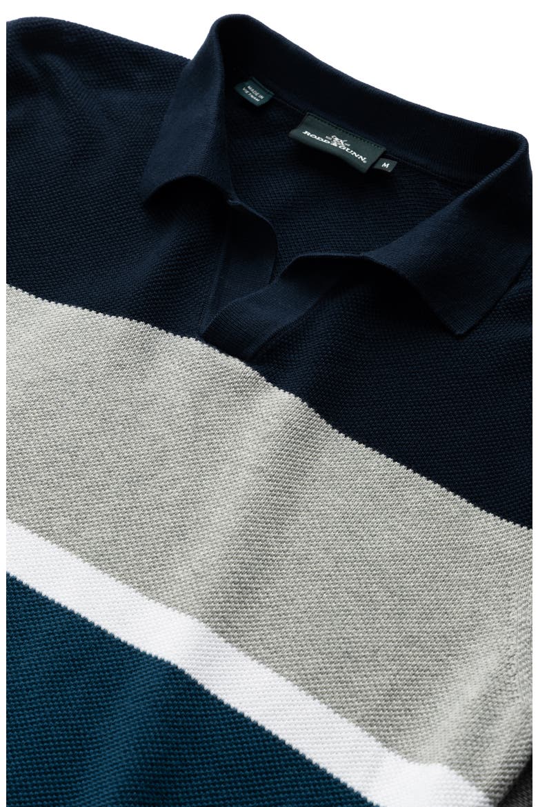 Brunswick Johnny Collar Polo Sweater, Alternate, color, TEAL