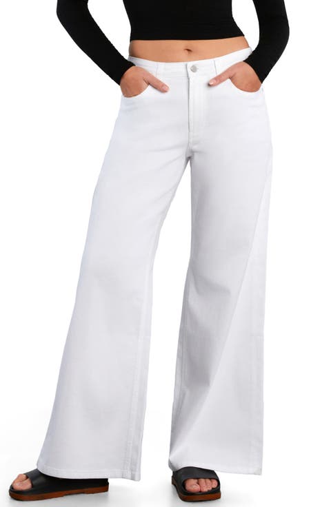 Myra Mid Rise Wide Leg Jeans
