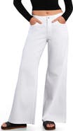 HINT OF BLU Myra Mid Rise Wide Leg Jeans