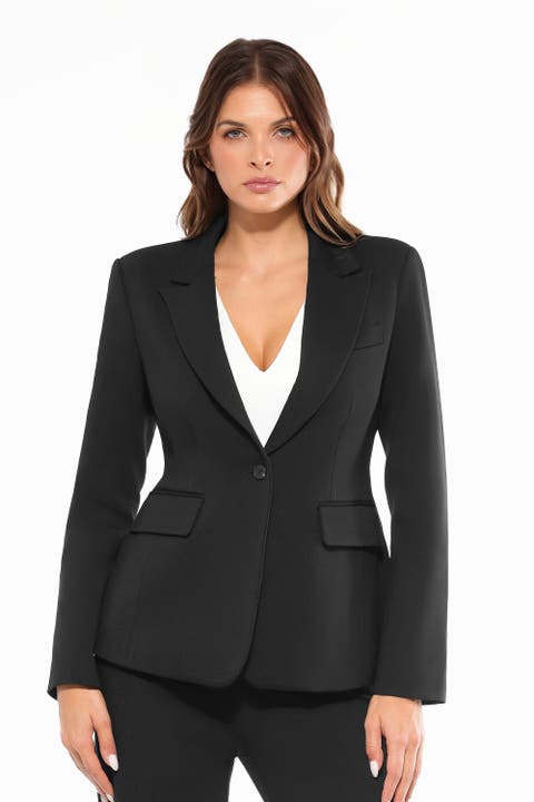 Shape-Sculpting Fitted Jacket