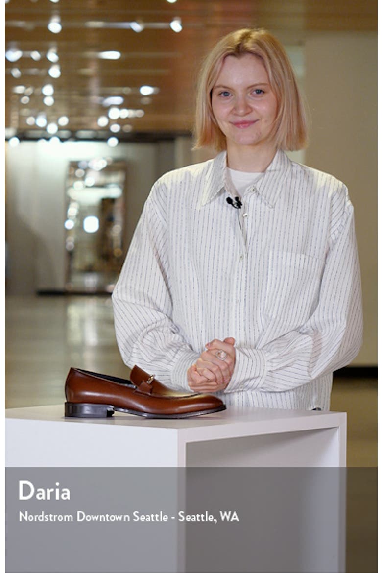 Derrek Apron Toe Bit Loafer video