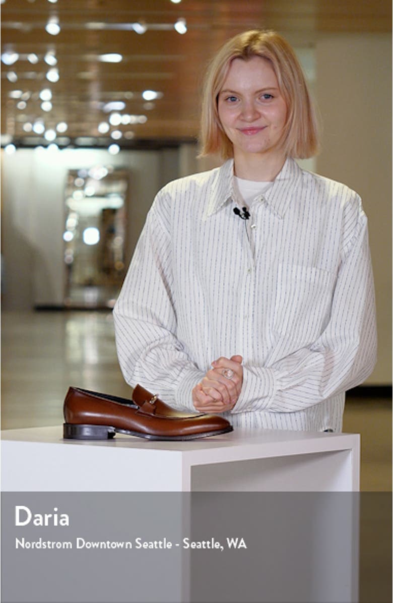 Derrek Apron Toe Bit Loafer, sales video thumbnail
