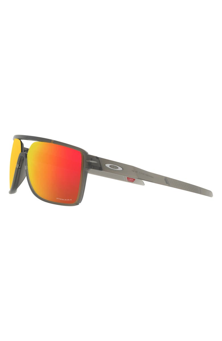 Oakley Castel 63mm Prizm<sup>™</sup> Oversize Rectangular Sunglasses, Alternate, color,