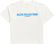 DENIM AND FLOWER Kids' Blue Atlas Trip Graphic T-Shirt