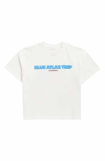 Kids' Blue Atlas Trip Graphic T-Shirt