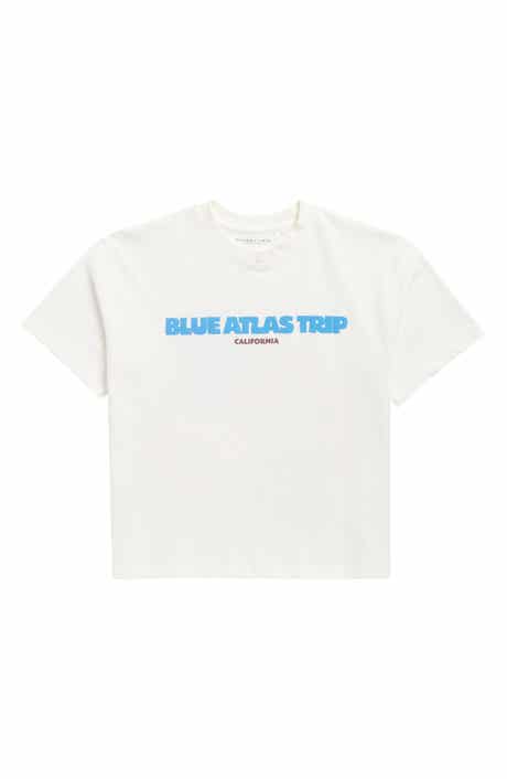 Kids' Blue Atlas Trip Graphic T-Shirt