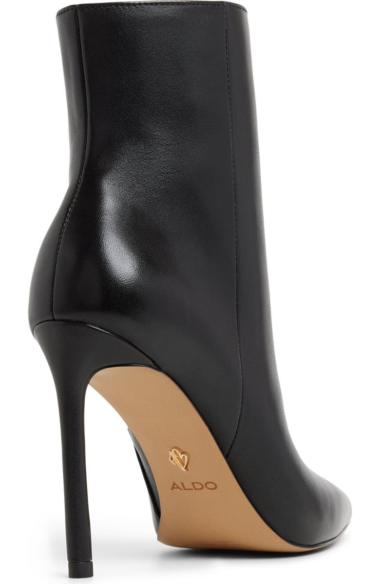 ALDO Guavaberry Pointed Toe Bootie, Alternate, color, Black