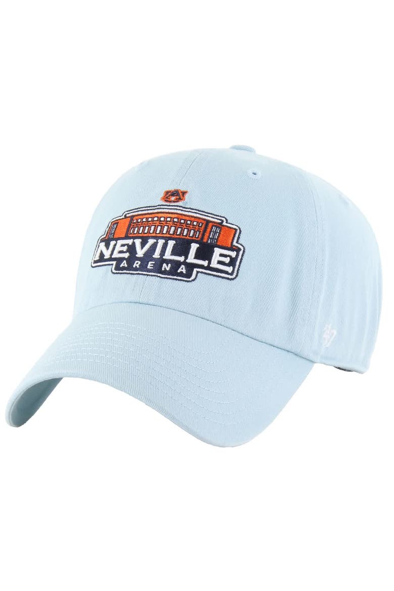 Men's '47 Light Blue Auburn Tigers Clean Up Adjustable Hat, Main, color, Light Blue