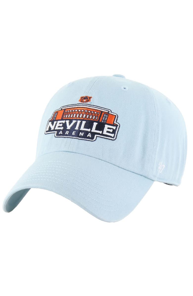 '47 Men's '47 Light Blue Auburn Tigers Clean Up Adjustable Hat, Main, color, Light Blue