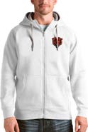 ANTIGUA Men's Antigua White Chicago Bears Victory Full-Zip Hoodie