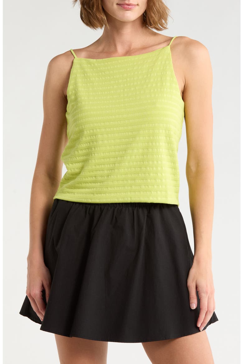 Ribbed Knit Camisole, Main, color, CELERY