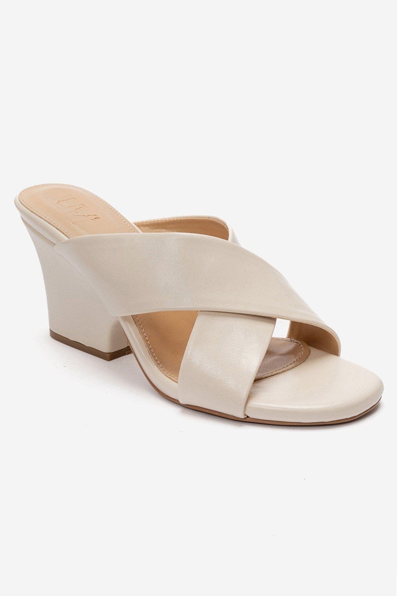 Yavin Cross Strap Wedge Sandal, Alternate, color, Beige