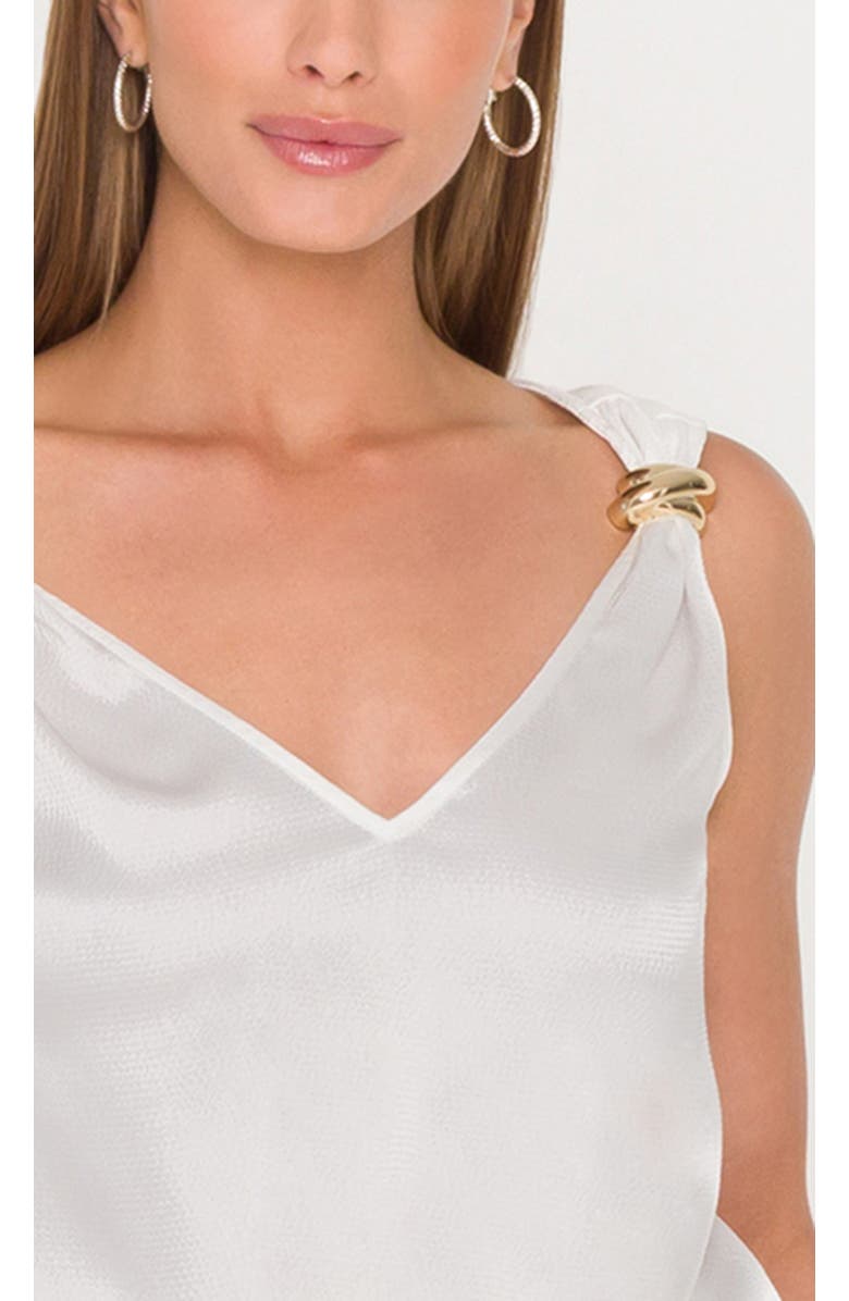 Generation Love Fawn Hammered Blouse, Alternate, color, White