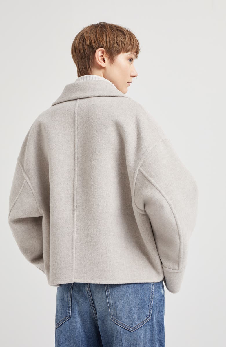 Brunello Cucinelli Hand-finished Caban jacket, Alternate, color, 