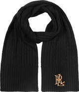 Lauren Ralph Lauren core cable logo scarf