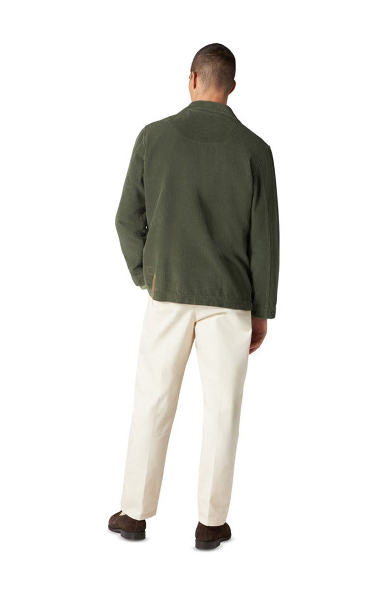 Fortela Solomon Corduroy Overshirt, Alternate, color, Green