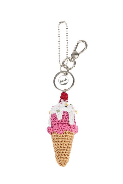 Yarnicharmz Hand Crochet Dangle - Ice Cream