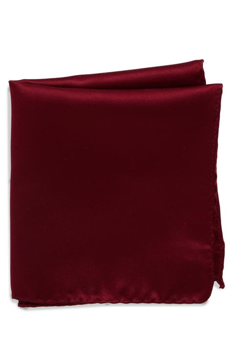 Solid Satin Pocket Square
