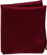 CONSTRUCT Solid Satin Pocket Square
