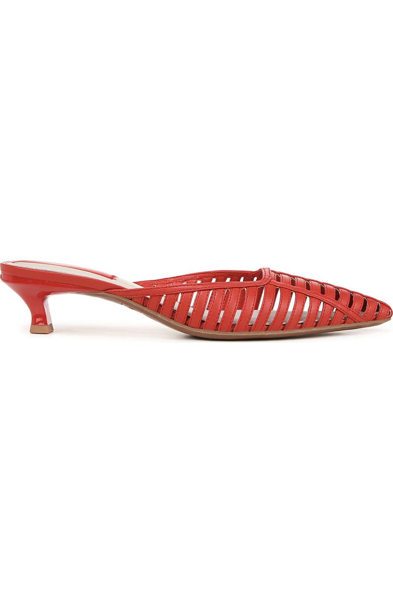 Franco Sarto Marline Pointed Toe Kitten Heel Pump, Alternate, color, Red