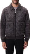 Robert Barakett Crue Tweed Bomber Jacket