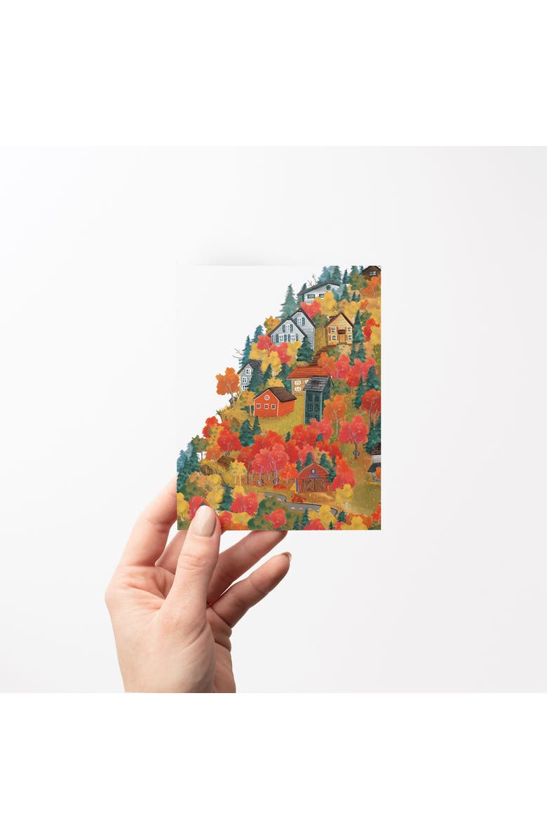 Ramus & Co Fall/Halloween Greeting Card Pack Sets (3 ct) Autumn Foliage, Alternate, color, Multi-Pack