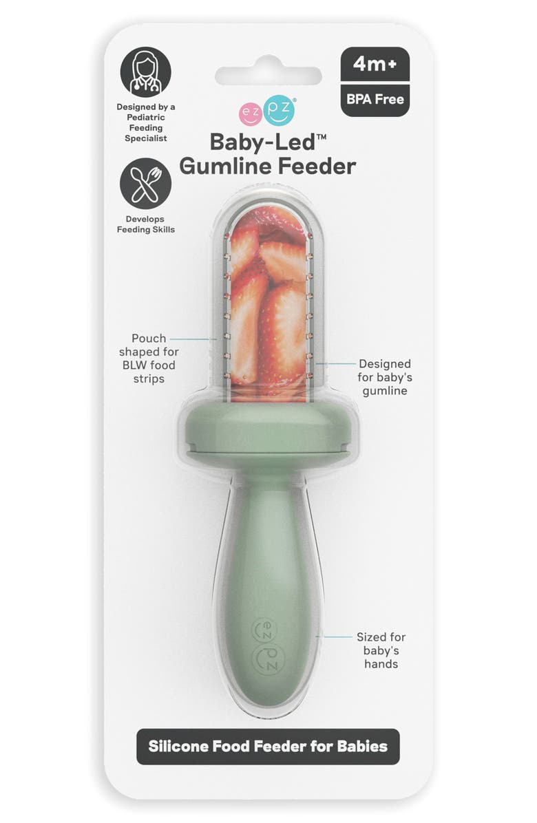 ezpz Baby Led Gumline Feeder, Alternate, color, Sage