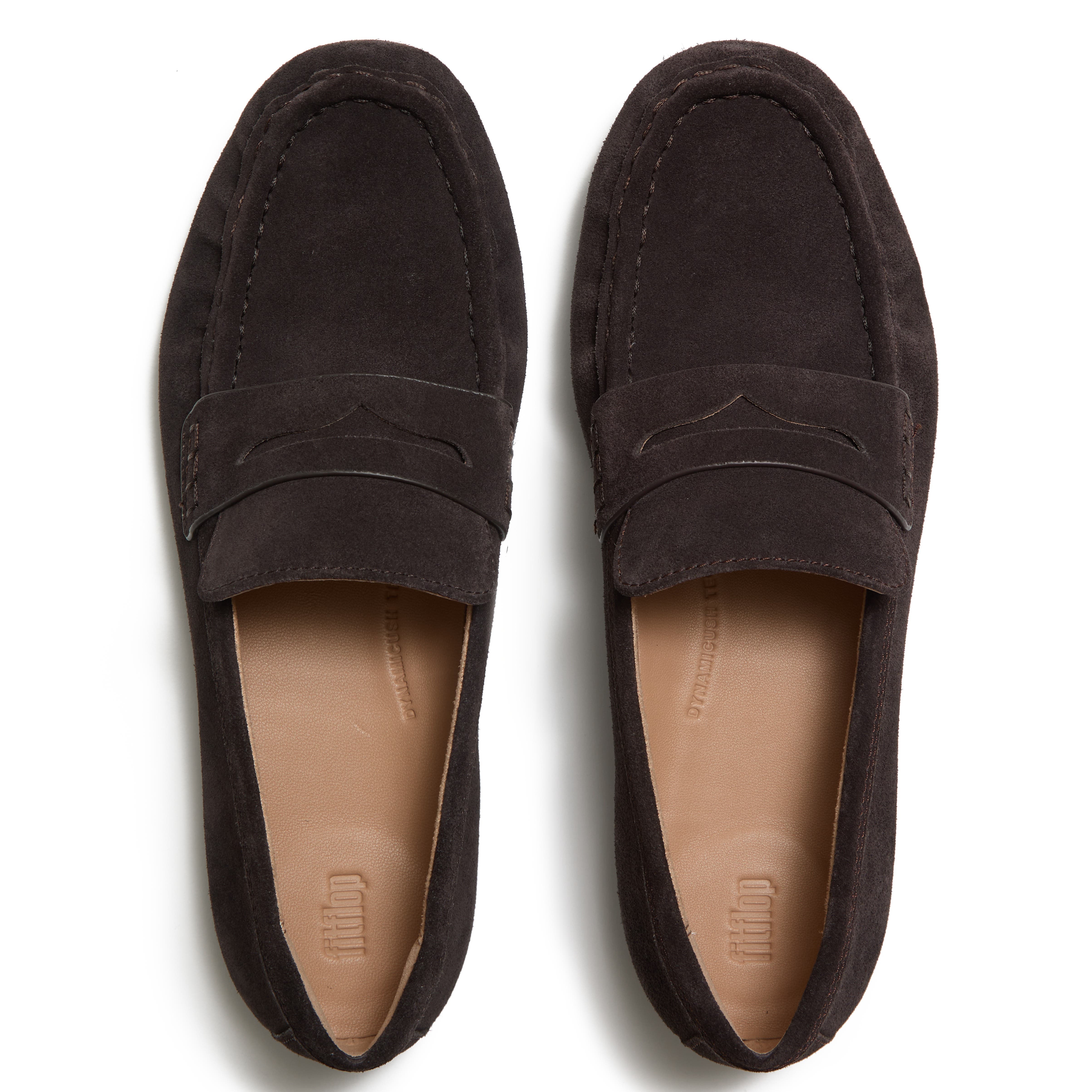 Delicato Suede Loafers, Alternate, color, Chocolate Brown