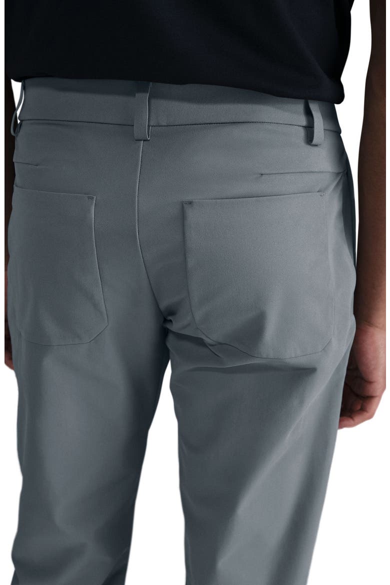 24.7 PerfectStretch Dri-FIT Regular Fit Flat Front Pants, Alternate, color, 084 SMKGRY/NANOGY