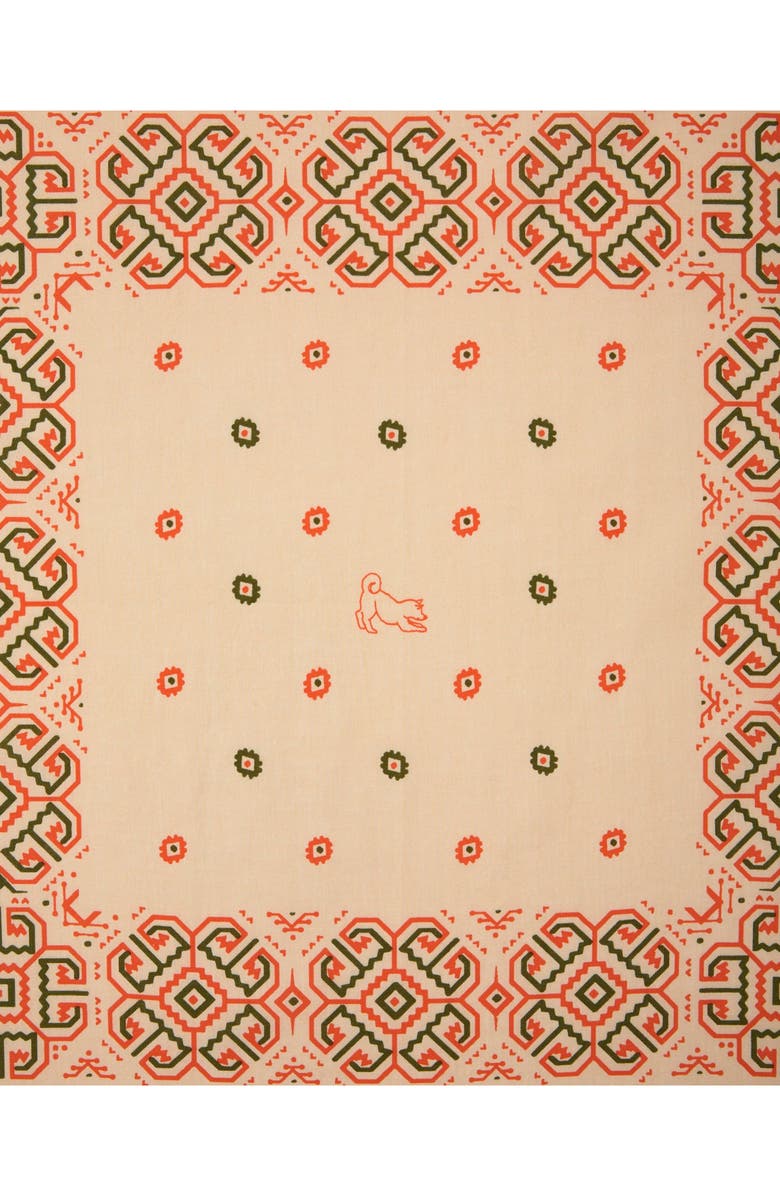 Fortela Ikara Cotton Bandana, Alternate, color, Off White