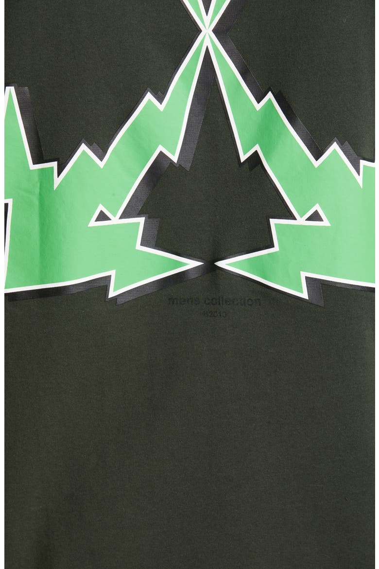 Bolt Arrow Slim Graphic Tee, Alternate, color, ROSIN GREEN