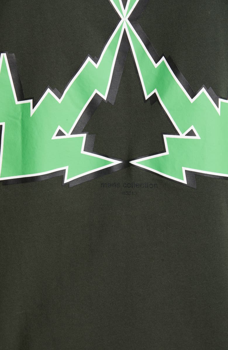 Off-White Bolt Arrow Slim Graphic Tee, Alternate, color,