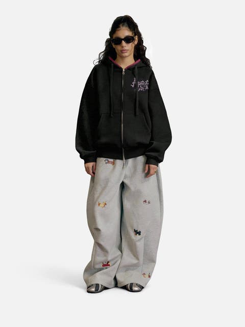 Boxy Spider Cherry Hoodie