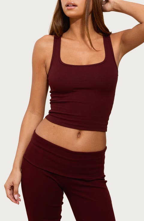 Linda Rib Crop Tank
