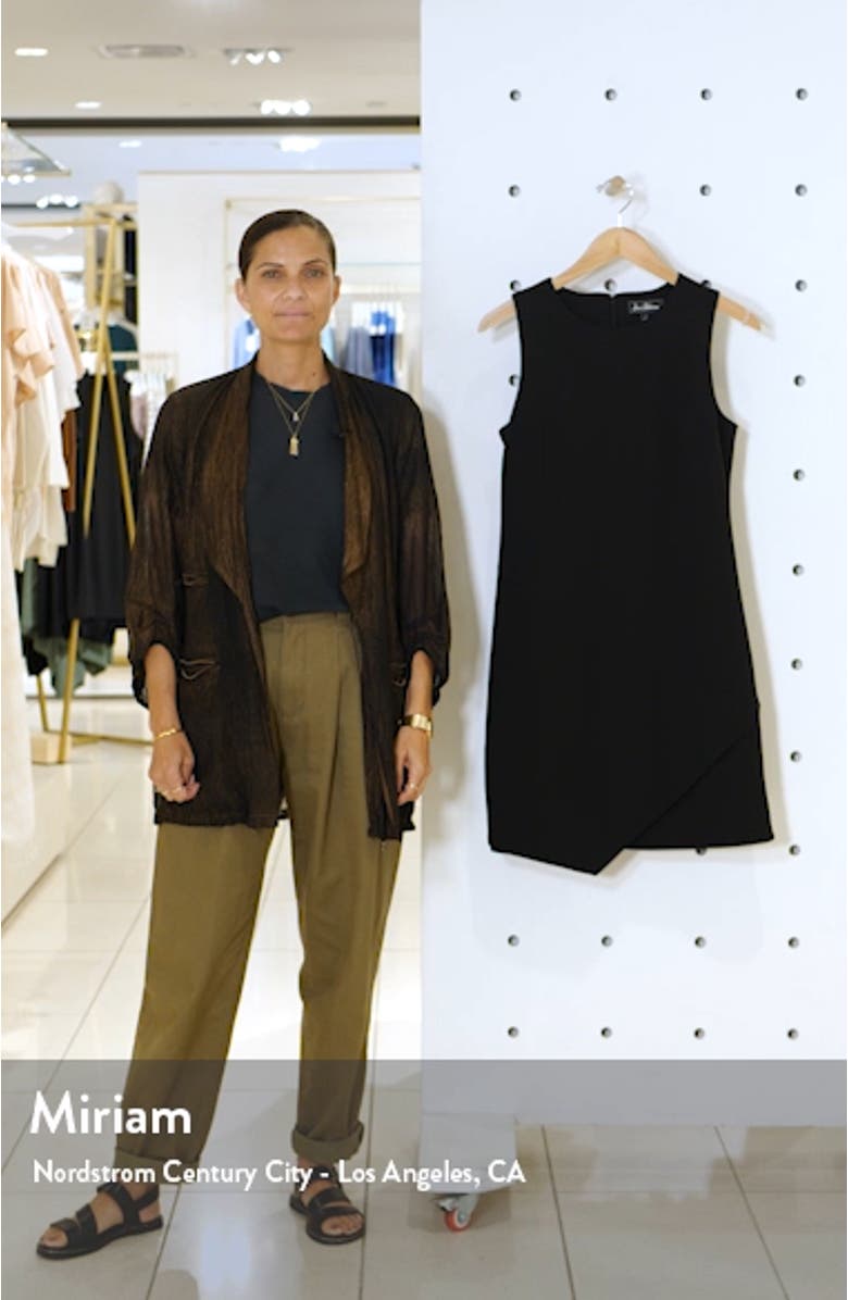 Asymmetrical Hem Sheath Dress, sales video thumbnail