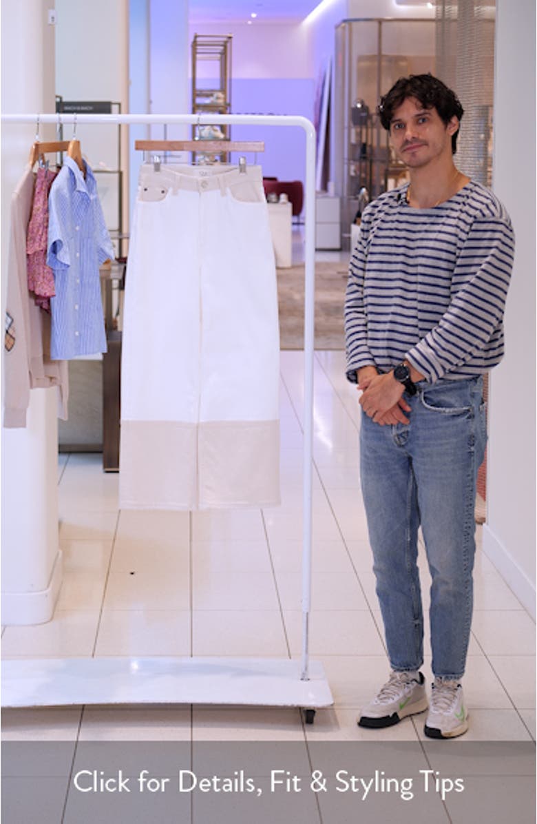 Getty High Waist Crop Wide Leg Jeans, sales video thumbnail