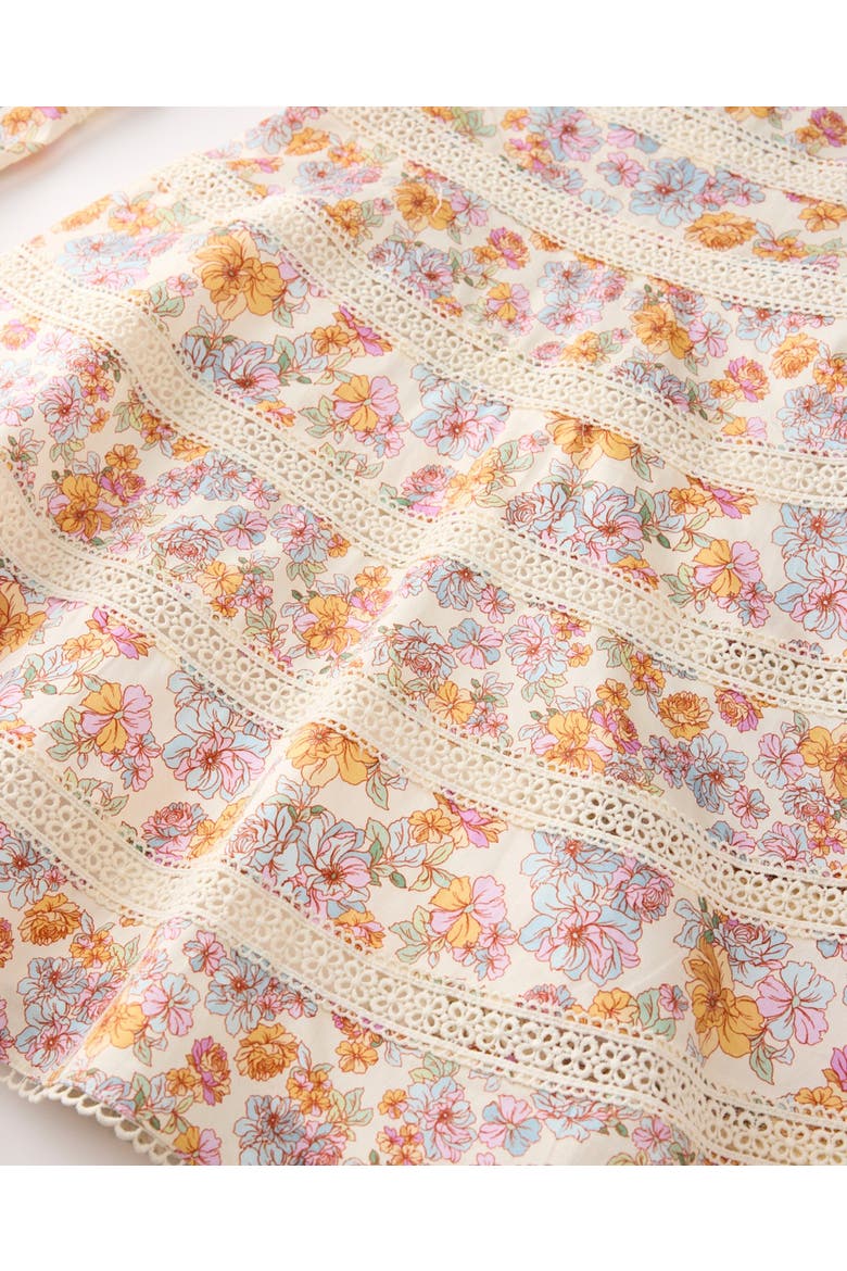 Posie Cotton Mini Dress, Alternate, color, Floral