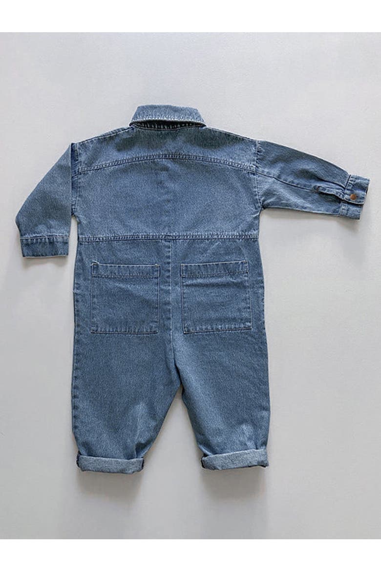 The Denim Boiler Suit, Alternate, color, light denim